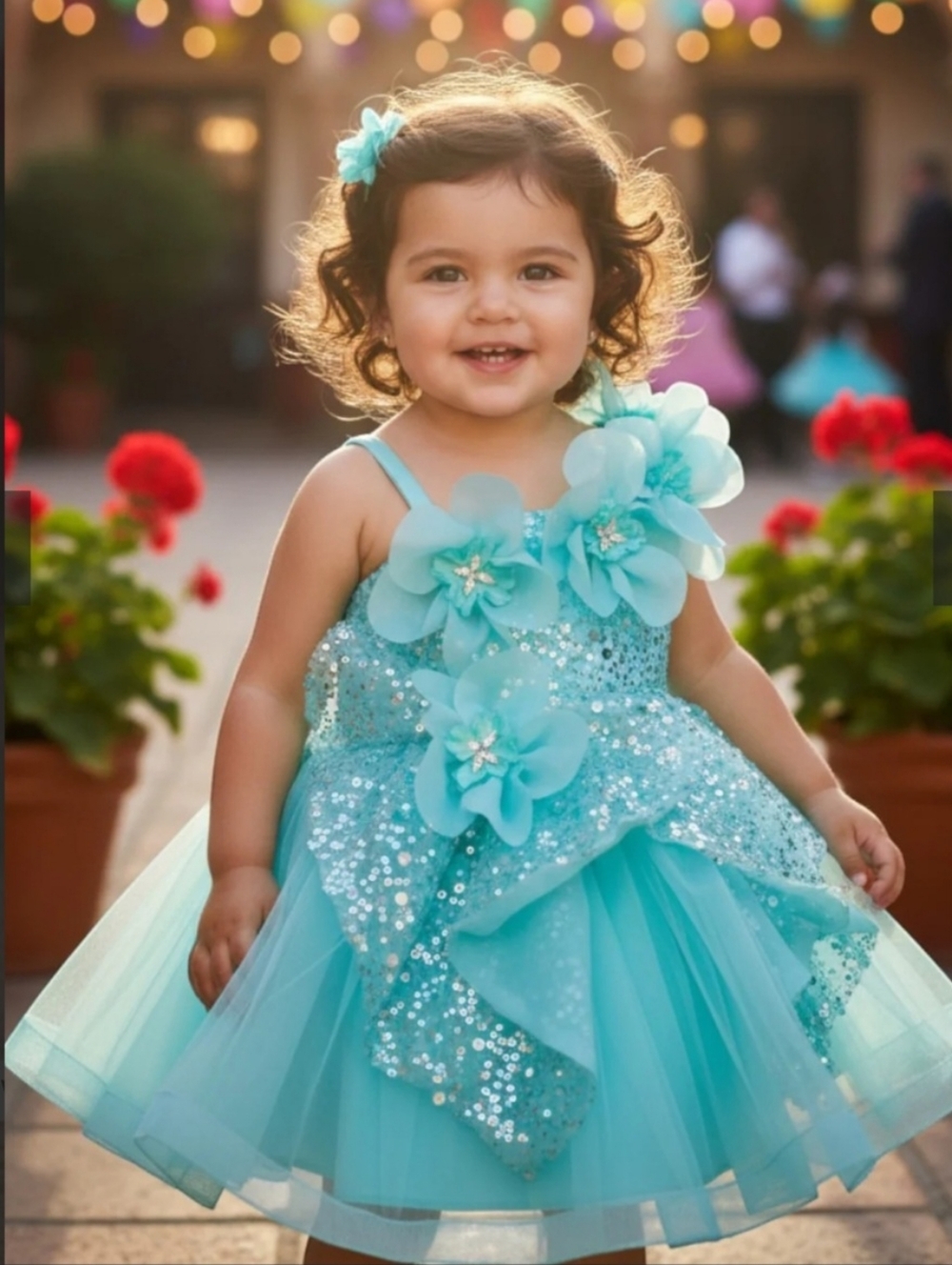 Little Fashionistas Baby Girl Gown